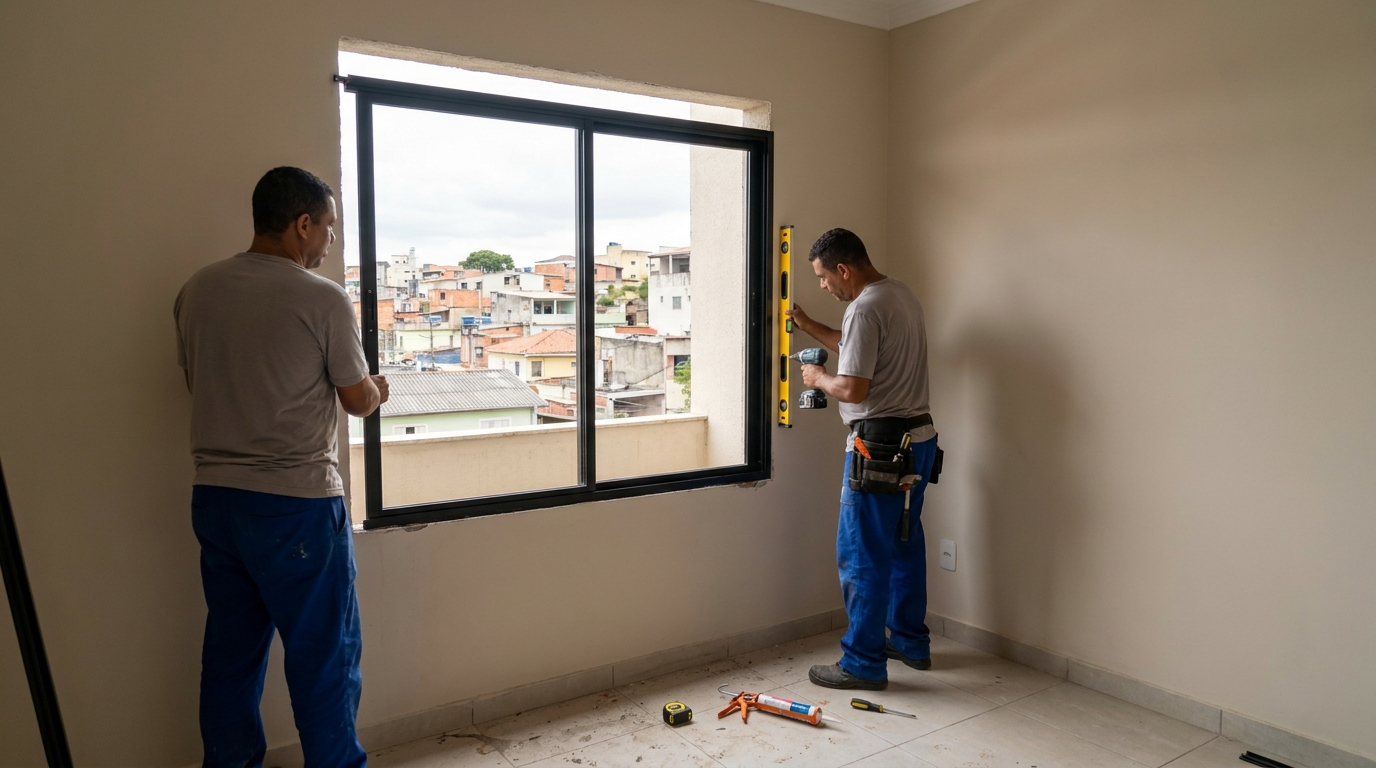 Fechamento De Sacada De Aluminio em Lauro de Freitas‑BA